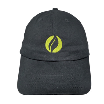 EcoprintQ Slideback Hat Black One Size Embroidered Vent Holes Big X