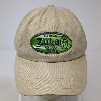ATT HEADWEAR Baseball Cap Beige One Size Tribal Zuka Brand Juice Logo Curved Hat
