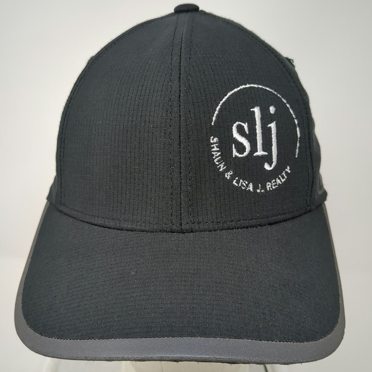 OGIO Baseball Cap Black One Size Performance Polyester Strapback Realty Logo Hat