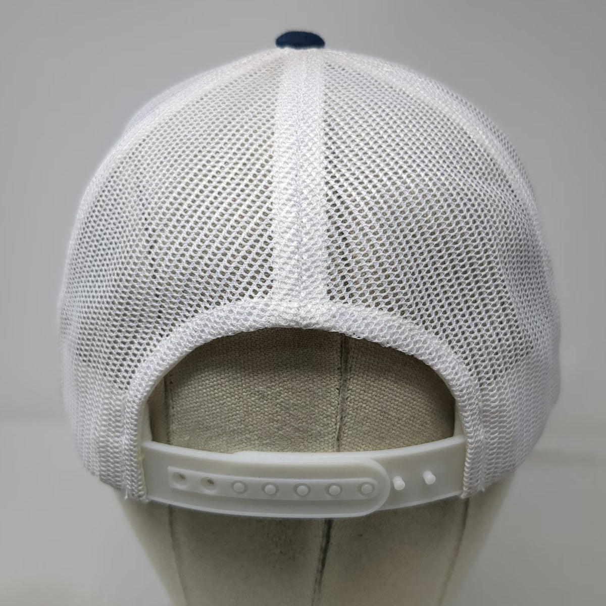 Yupoong Trucker Hat Blue White One Size 10 Barrel Brewing Co Bend OR Snapback