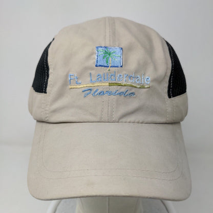 Dorfman Pacific Men's Hat Tan Size OSFM Embroidered Ft. Lauderdale FL Logo