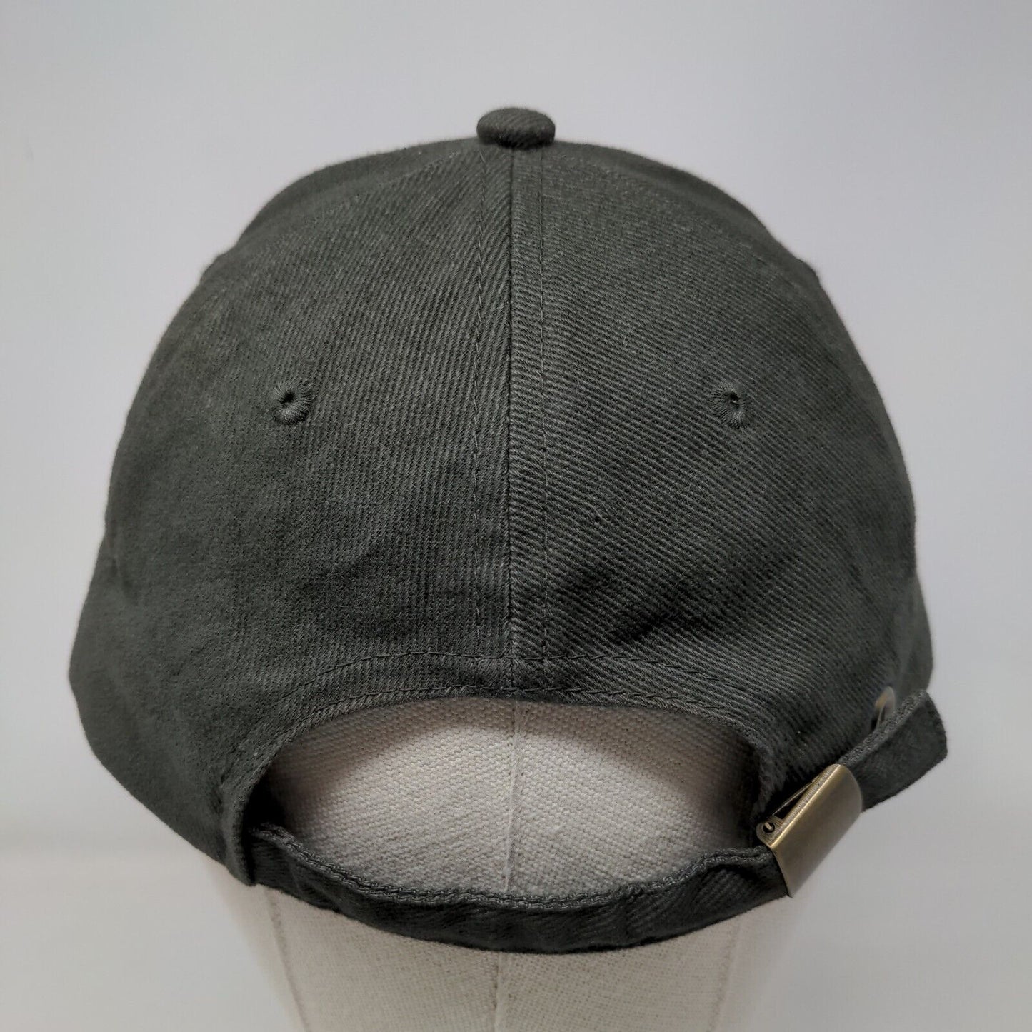 Masada Slideback Hat Green 58cm Adjustable Solid 6 Panel Vent Holes
