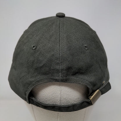 Masada Slideback Hat Green 58cm Adjustable Solid 6 Panel Vent Holes