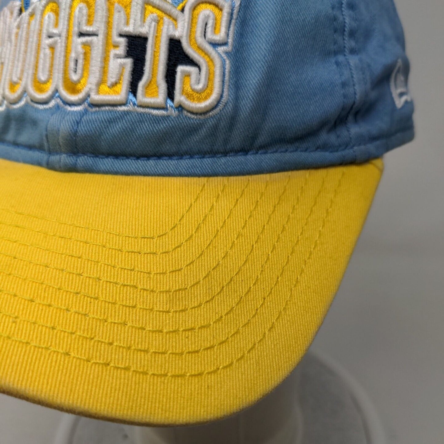 Denver Nuggets Slideback Hat Blue Yellow OSFM New Era 9Twenty Embroidered NBA