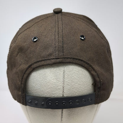 Kap King Trucker Brown Red Wing Shoes Snapback Hat Made in USA Vintage