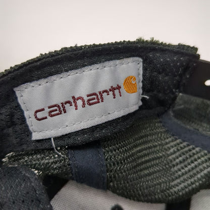 Carhartt Trucker Hat Black One Size Mesh Snapback Logo Workwear Adjustable Hat