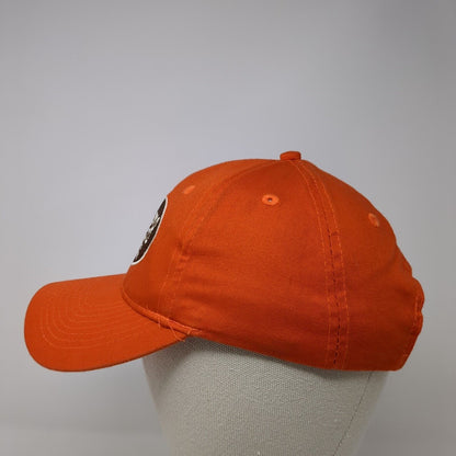 Entry G8 Land Access For Responsible Sport Strapback Hat Orange One Size Cotton