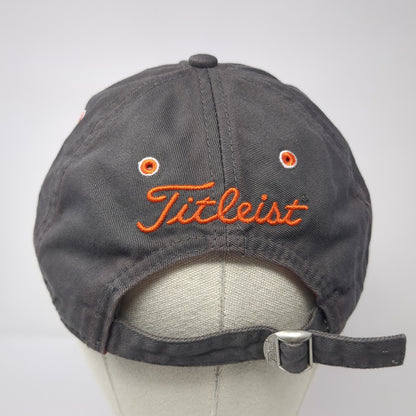 Titleist Slideback Baseball Cap Gray One Size Adjustable Embroidered 6 Panel
