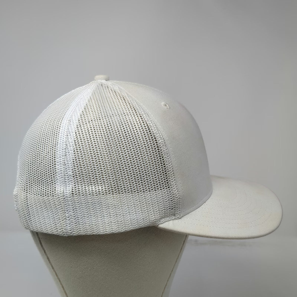 Richardson Trucker Hat White One Size Mesh Snapback Logoff Brewing Beer Craft