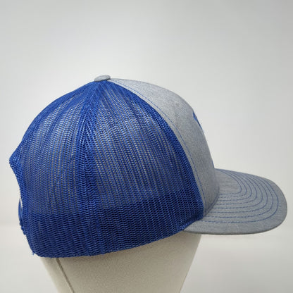 Richardson Trucker Hat Gray Blue One Size Tobias Ellis Farrier Service Snapback