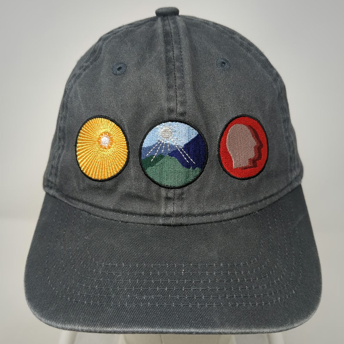 Port Authority Baseball Cap Gray One Size Boston Medical Center Health Logo Hat