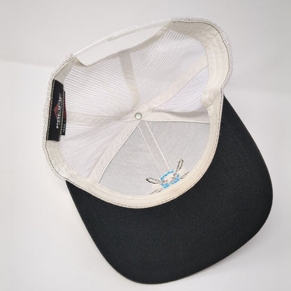 Boise River R&T Snapback Trucker Hat Black One Size Pacific Headwear