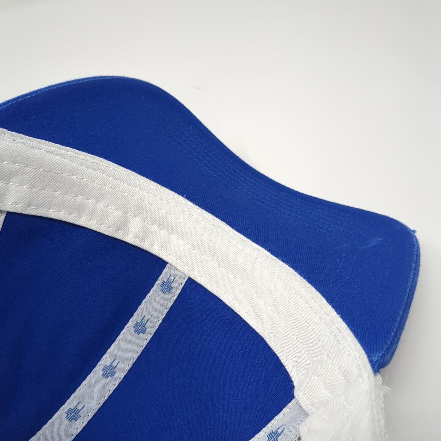 St. Luke's Snapback Trucker Hat Blue One Size Adjustable Patch Mesh Back