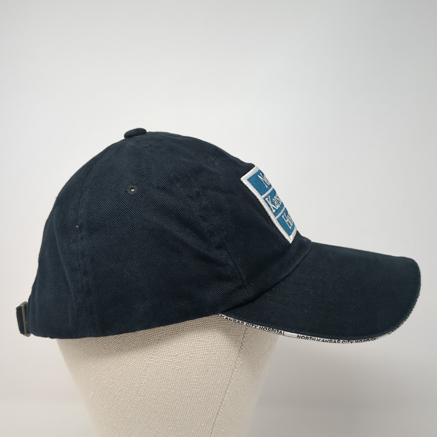 North Kansas City Hospital Slideback Hat Black One Size Adjustable