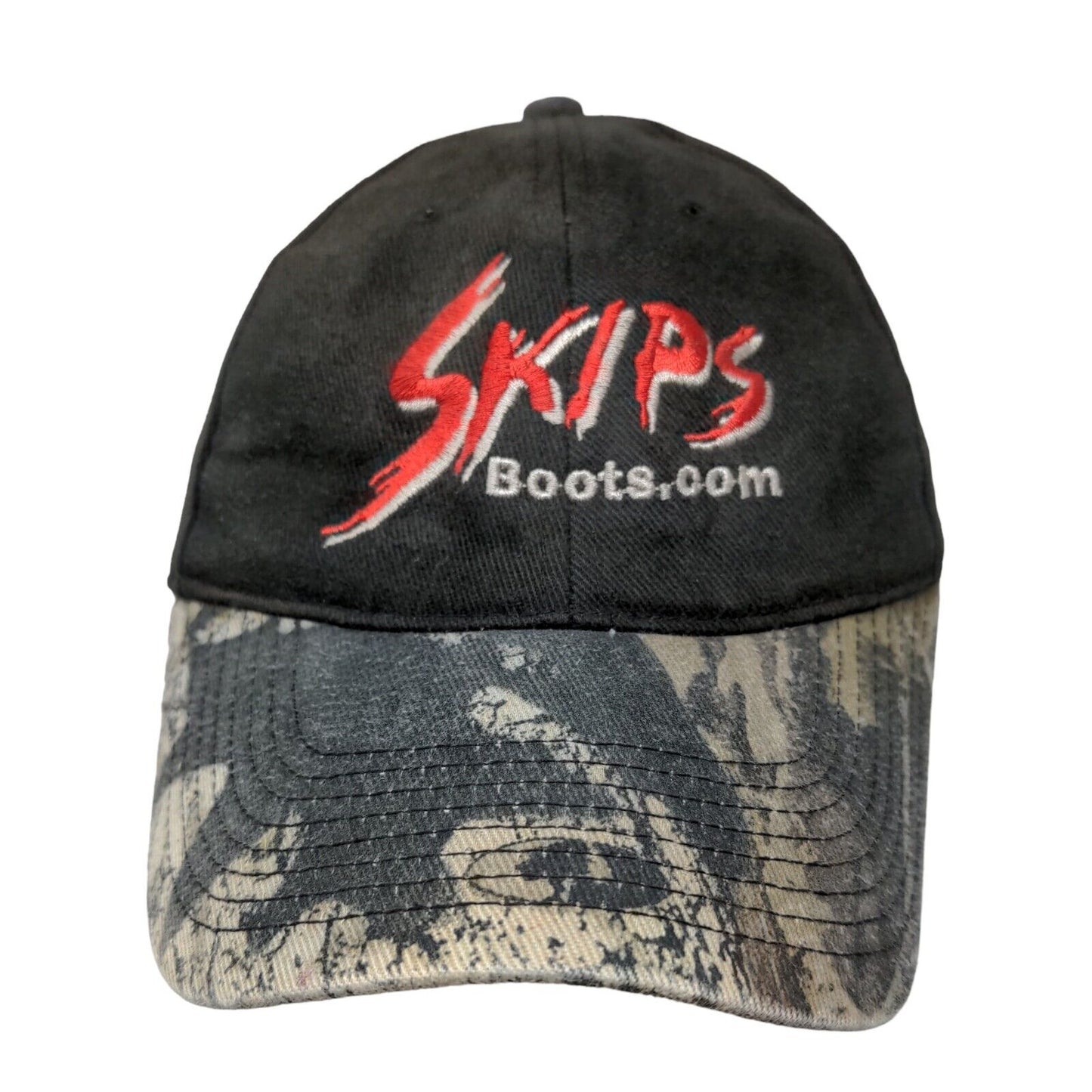 Skips Boots.com Strapback Hat Multi One Size Embroidered 6 Panel Daystone