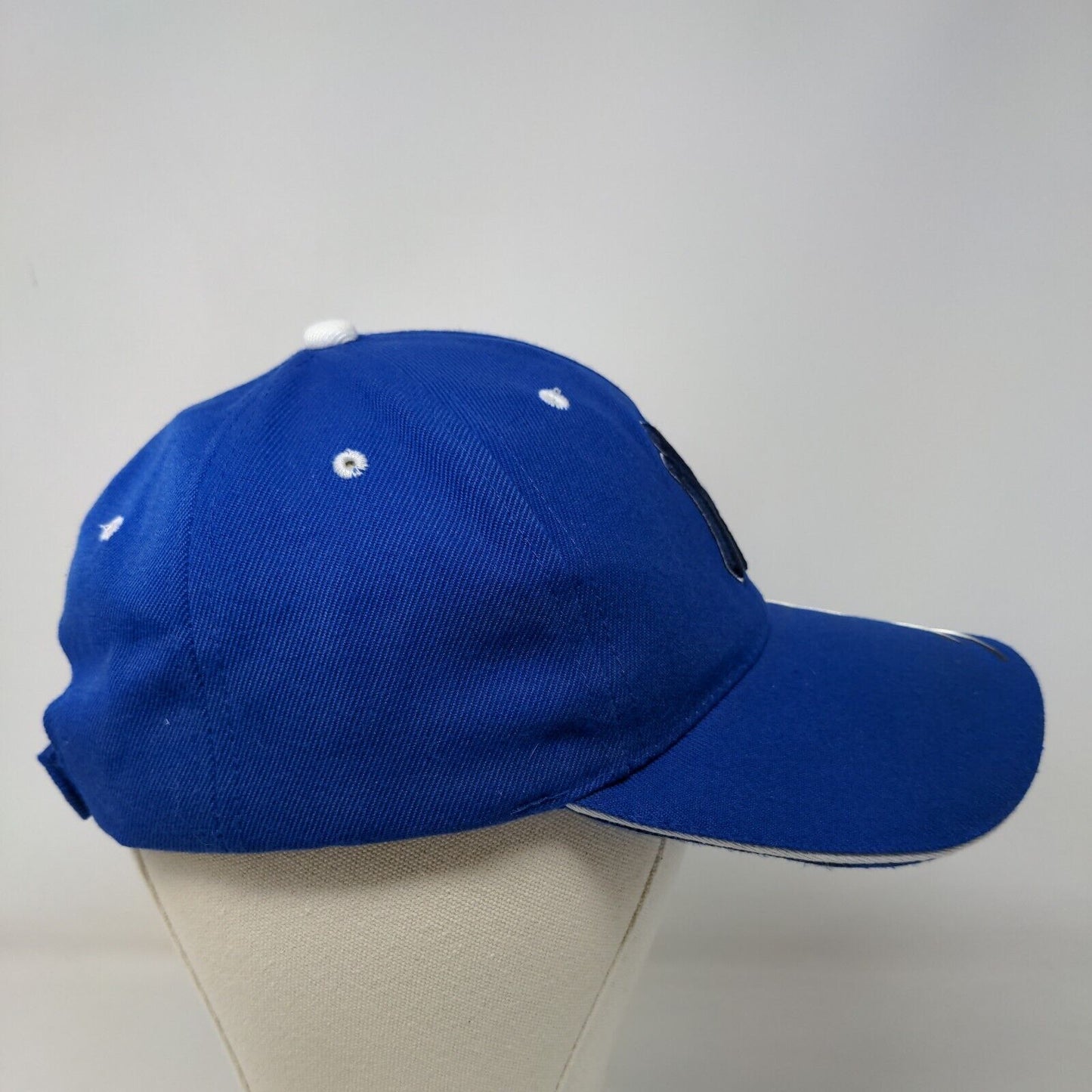 New York Yankees Men's Strapback Hat Blue OSFA Embroidered Logo Bill Hit