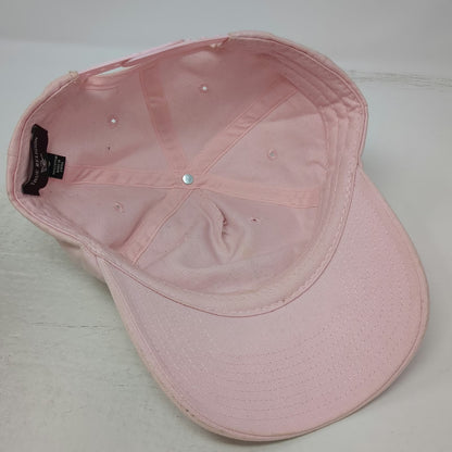 True Religion 5 Panel Pink One Size Hat Rhinestone Horseshoe Logo Bling Snapback