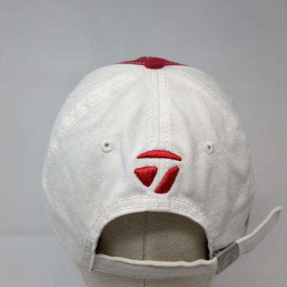 TaylorMade Slideback Hat Red One Size Adjustable Embroidered 6 Panel Tmax Gear