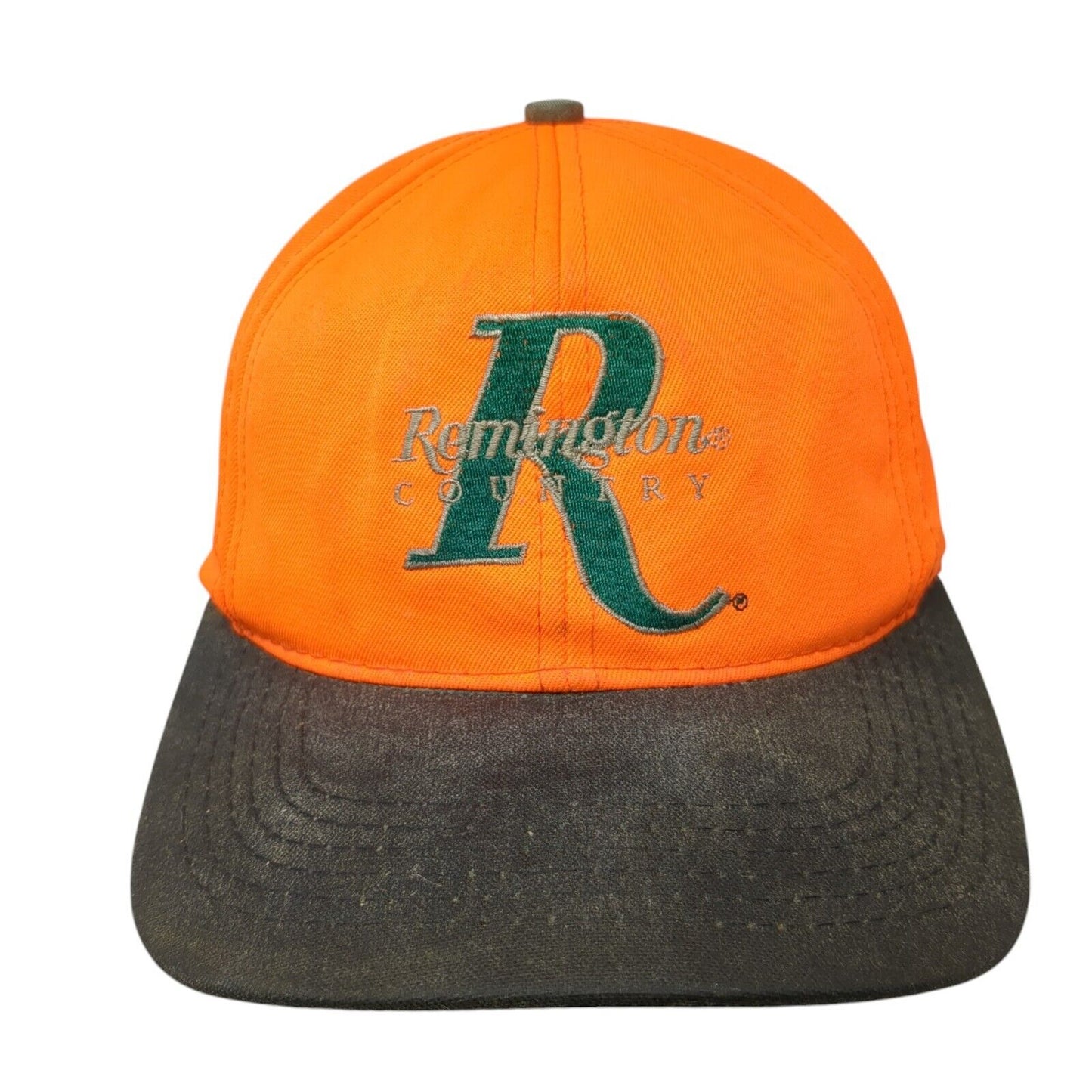 Remington Country Snapback Hat Orange OS Adjustable Embroidered Outdoor Cap