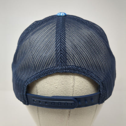 87 NYC Snapback Trucker Hat Blue One Size Adjustable Mesh Back Aeropostale