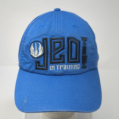 Jedi In Training Strapback Hat Blue One Size Adjustable Star Wars