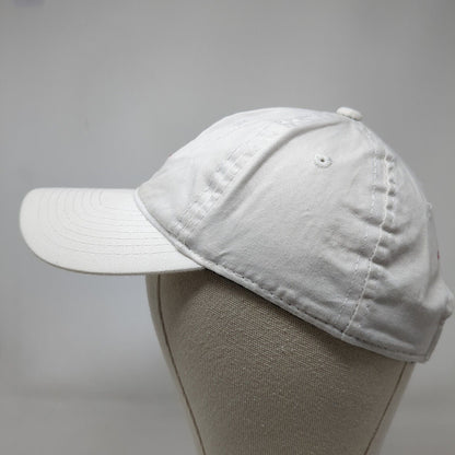 Ducks Unlimited Strapback Hat White One Size Embroidered Outdoor Cap