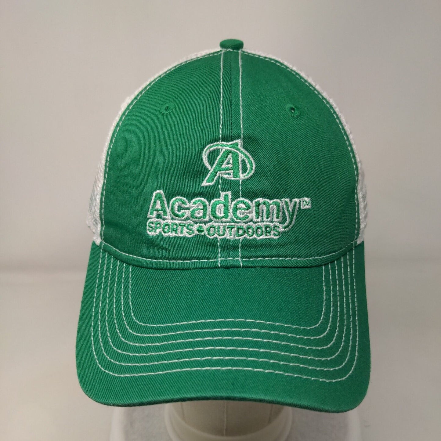 Academy Sports + Outdoors Snapback Trucker Hat Green One Size Mesh Back
