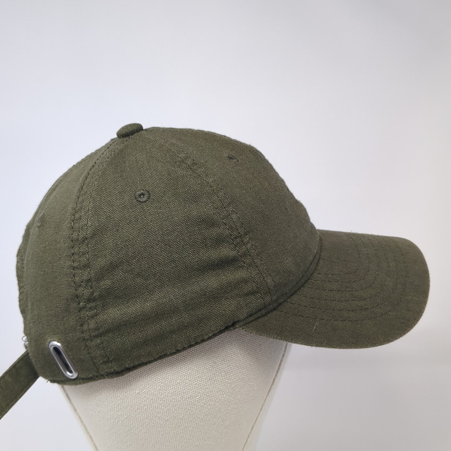 Unbranded Slideback Hat Green One Size Solid Adjustable Blank Outdoor