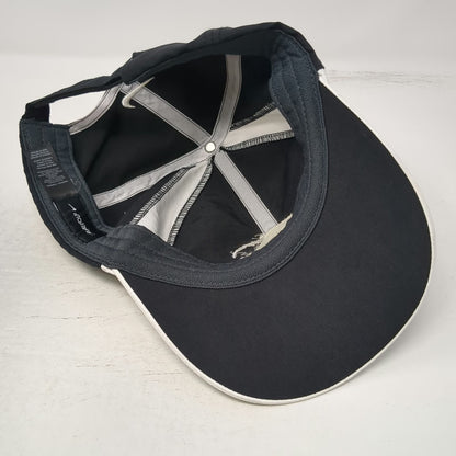 Nike Baseball Cap Black White One Size Eide Bailly Golf Swoosh Strapback Hat