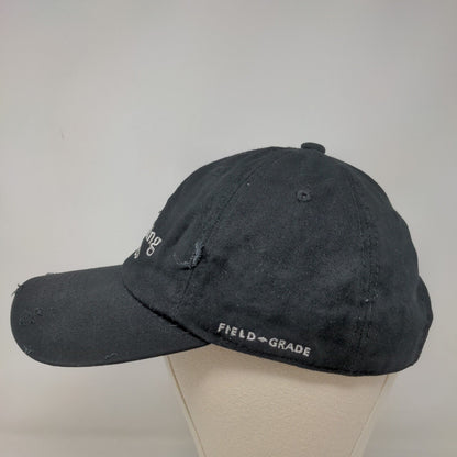 Field Grade Men's Slideback Hat Black VSOP Hennything Goes 1997 Embroidered Logo