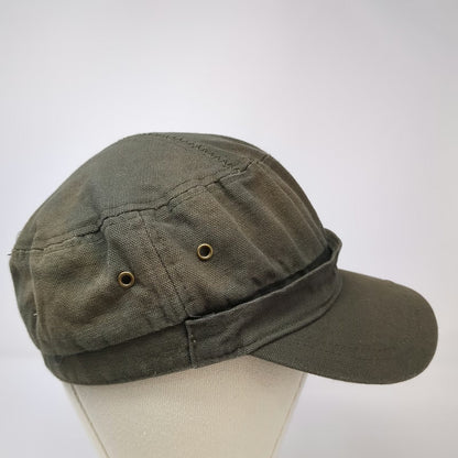 ABG Accessories Army Cap Green One Size Studs Stars Grommets Metal Accents Hat
