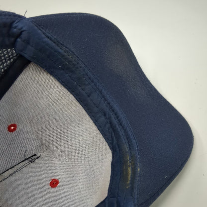 Carquest Brakes Hat 5 Panel Blue One Size Mesh Back Reflective Stripe Strapback