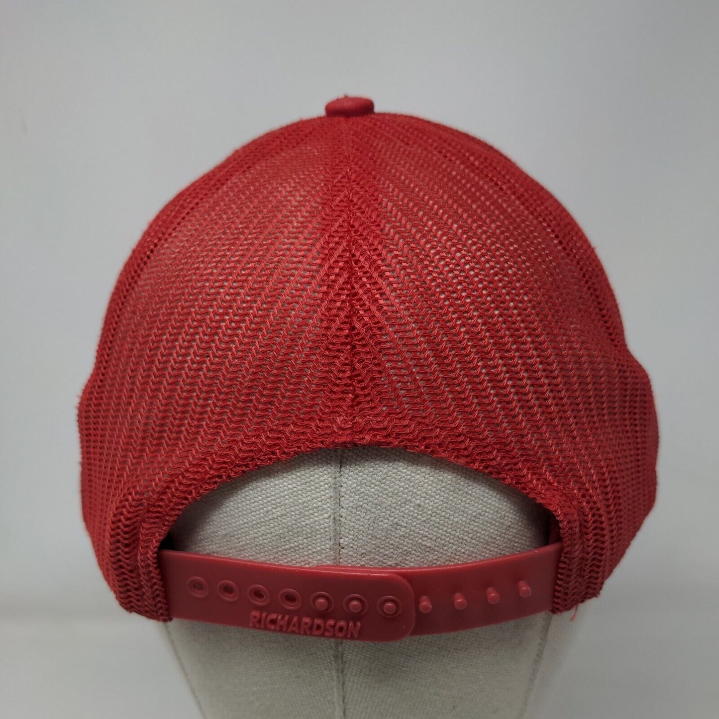Georgia Bulldogs Snapback Trucker Hat Red OS Adjustable Mesh Back Richardson