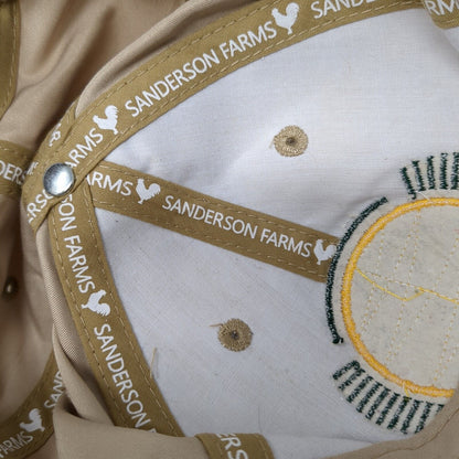 Sanderson Farms 70 Years of Excellence Strapback Hat Tan OS Adjustable 6 Panel