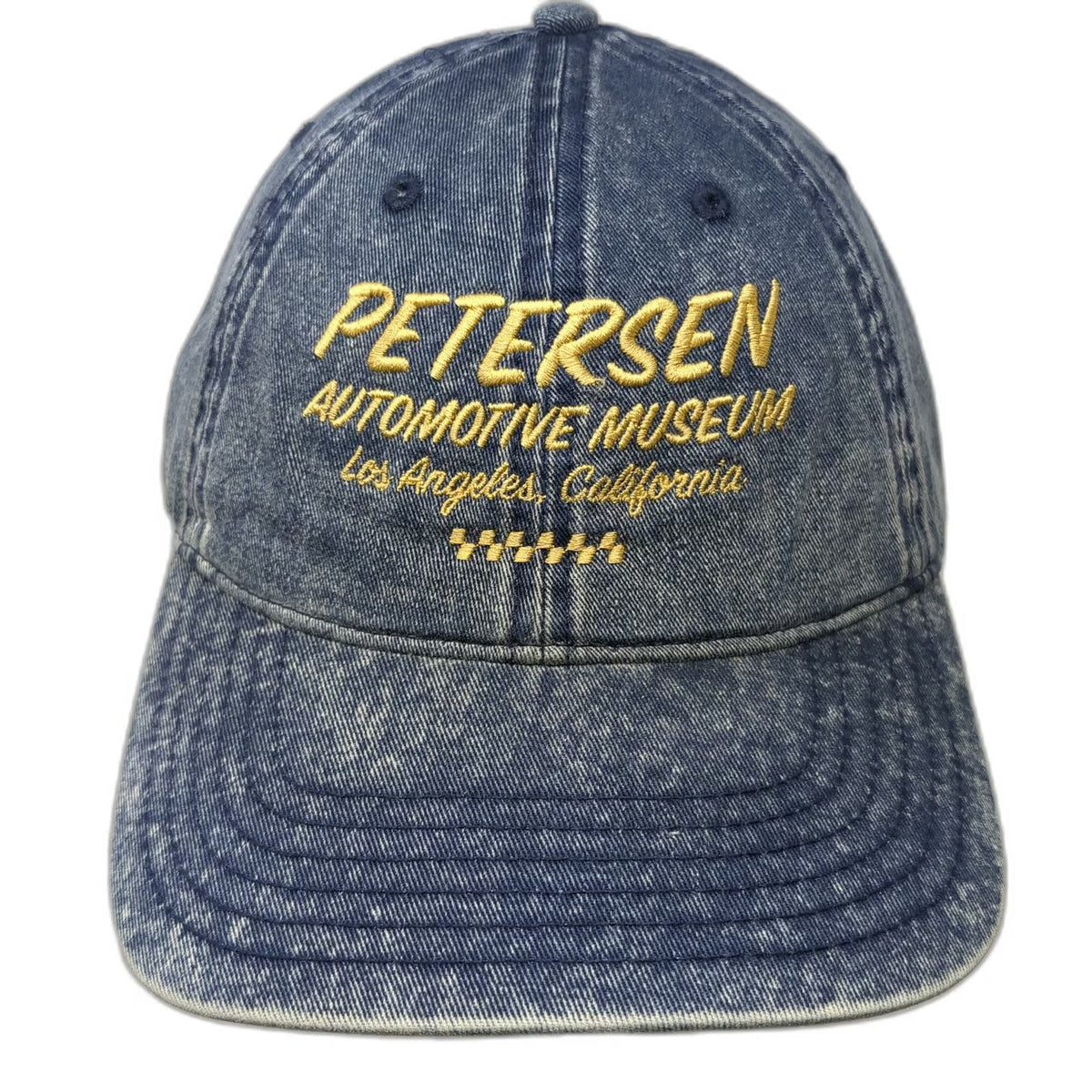 OTTO Baseball Cap Blue One Size Petersen Automotive Museum CA Acid Wash Hat