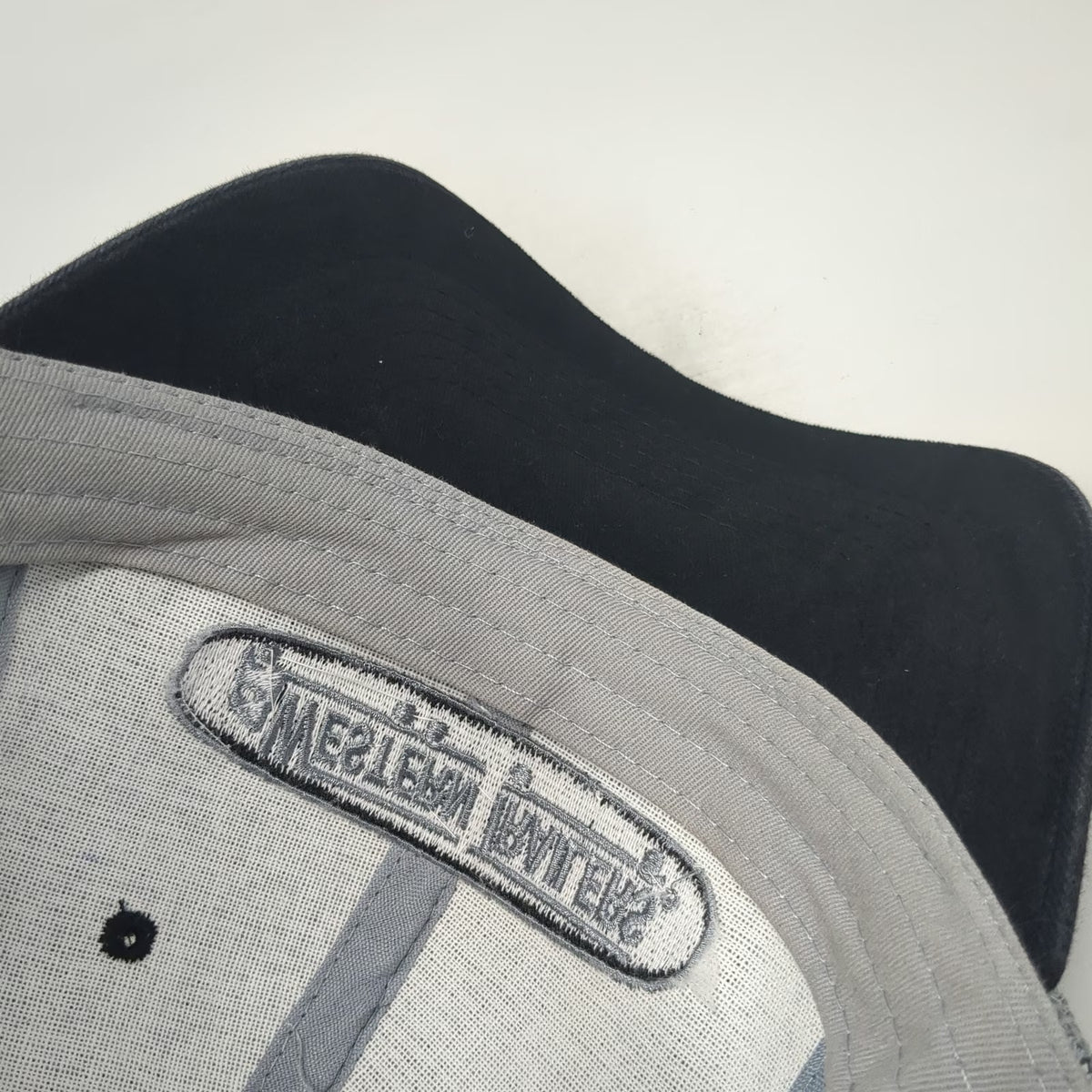 Buck's Bags Baseball Cap Gray Black Silver One Size Western Trailers Truck Hat
