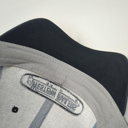 Buck's Bags Baseball Cap Gray Black Silver One Size Western Trailers Truck Hat