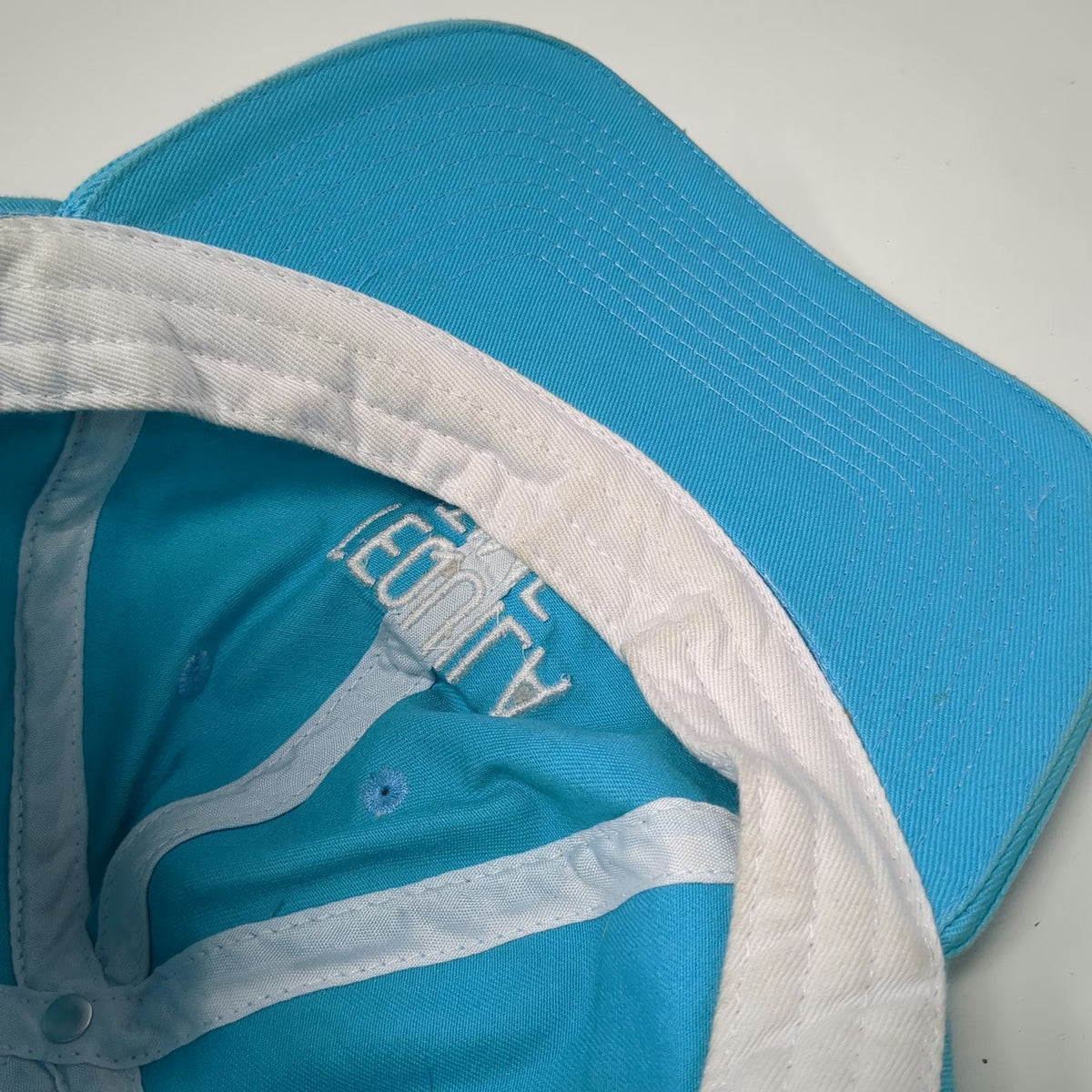 Cazadores Blue One Size Baseball Cap Hat Tequila Time Embroidery Slideback
