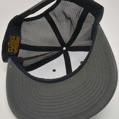 Yupoong Trucker Hat Gray One Size Entrepreneur Logo Embroidered Mesh Snapback
