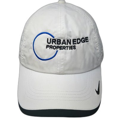 Nike Baseball Cap White Blue Black One Size Dri-Fit Perforated Urban Edge Hat