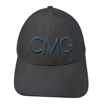 CMG Ecetnene Snapback Hat Black One Size Adjustable Laser Cut Outdoor