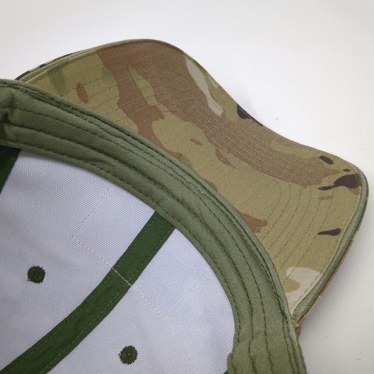7.62 Design US Flag Camo Baseball Cap Green One Size Cotton Loop Patch Hat