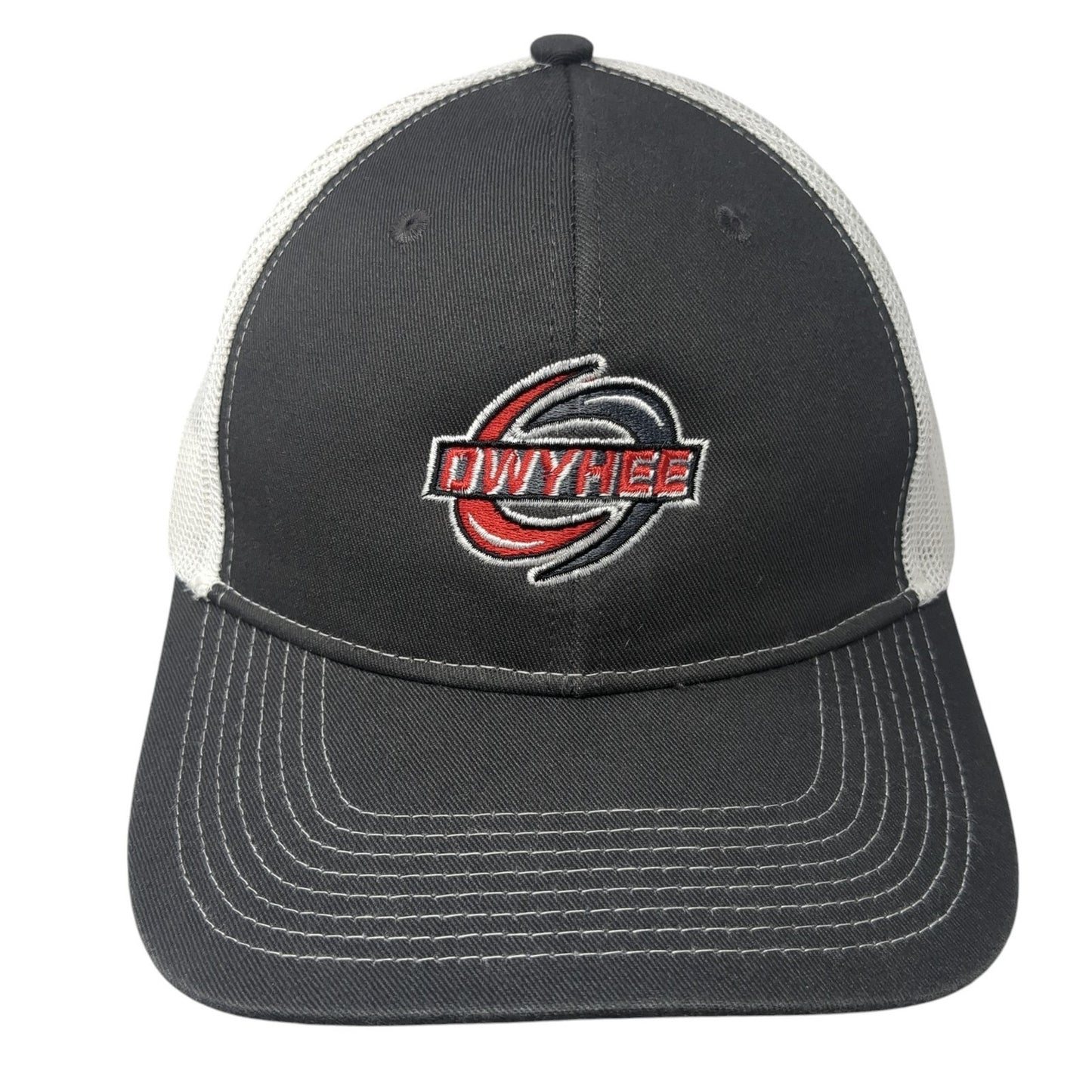 Owyhee Snapback Mesh Back Trucker Hat Gray One Size Port Authority