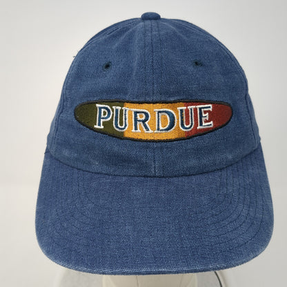 Purdue Slideback Hat Blue One Size Adjustable Embroidered Yupoong