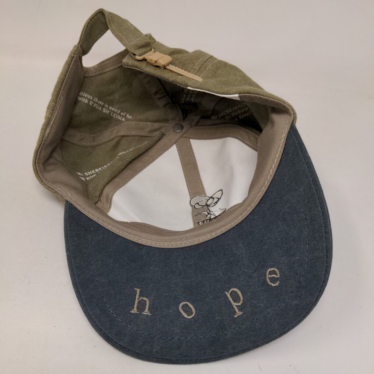 Hats of Hope Strapback Hat Multicolor OSFA Adjustable Embroidered Cotton