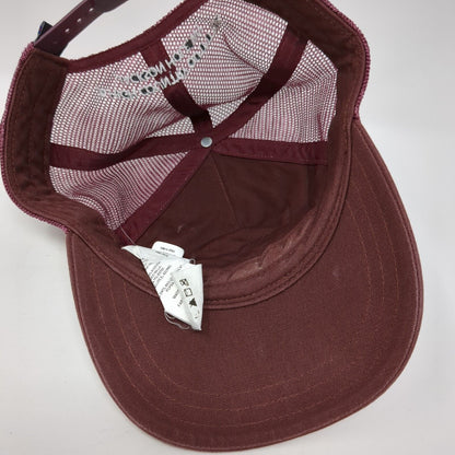 Patagonia California Bear Snapback Trucker Hat Red OS Adjustable Mesh Back