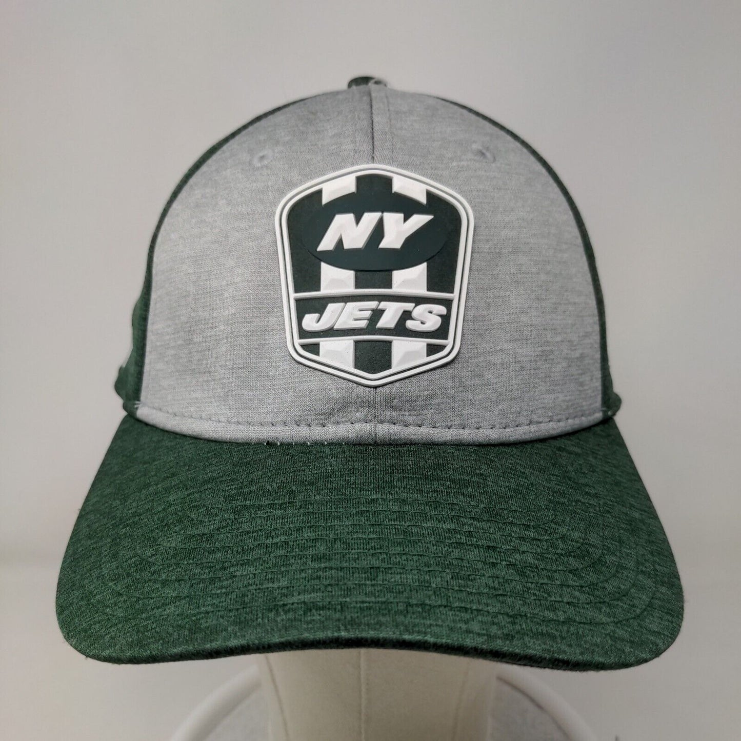 New Era Men's Fitted Hat Green Gray New York Jets 3D Logo 39Thirty