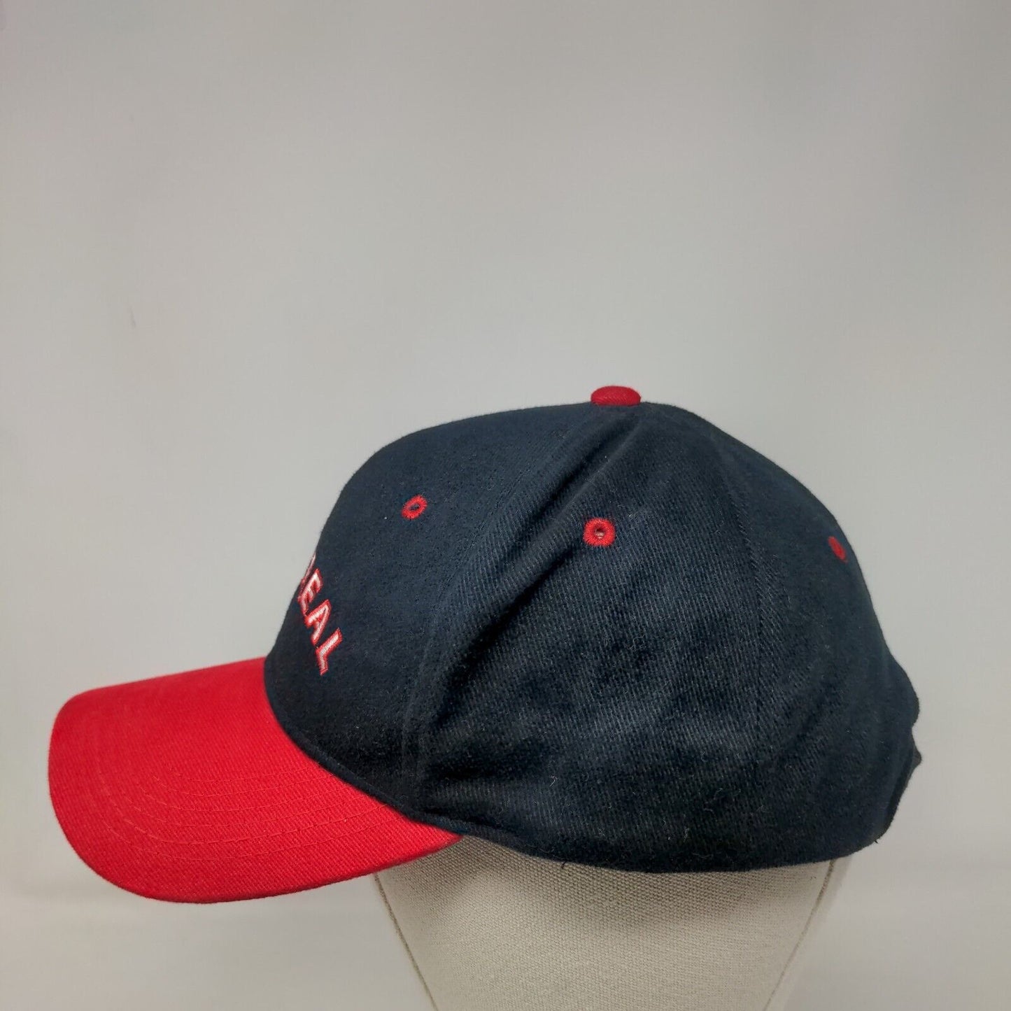 Montreal Strapback Hat Multi One Size Embroidered Colorblock Unique
