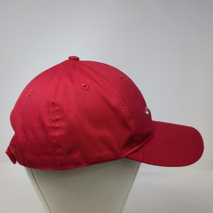Port Authority Baseball Cap Red One Size StreetBond Embroidered Strapback Hat