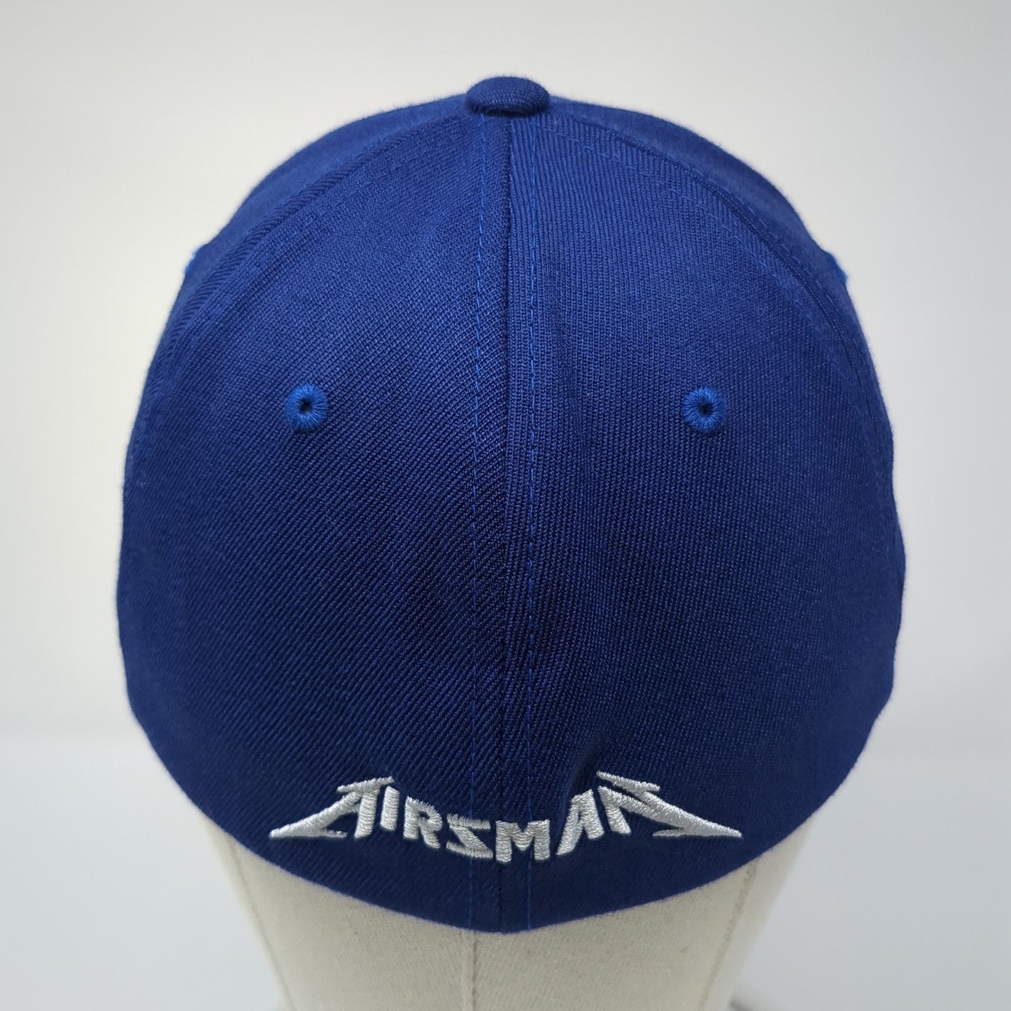 Green Flash Pest Control Airsman Baseball Cap Blue Medium Flexfit Port Authority
